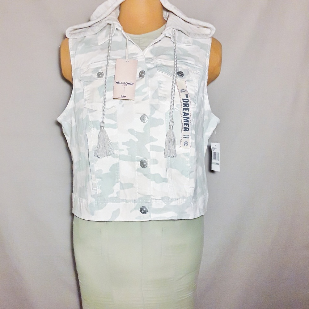 Wallflower (The Dreamer) Denim  Camo Vest - New